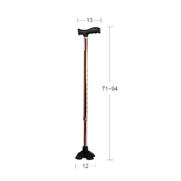 Aluminum Folding Crutches And Walkers Lightweight For Adult 12*13* 71-94cm