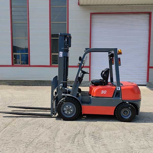 3500kg CPCD35 Diesel Powered Forklift Truck With Duplex Full Free Lift Mast