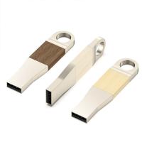 Velocidad rápida 30MB/S 64GB 128GB de memoria USB 2,0 de madera agradables del conductor de las formas