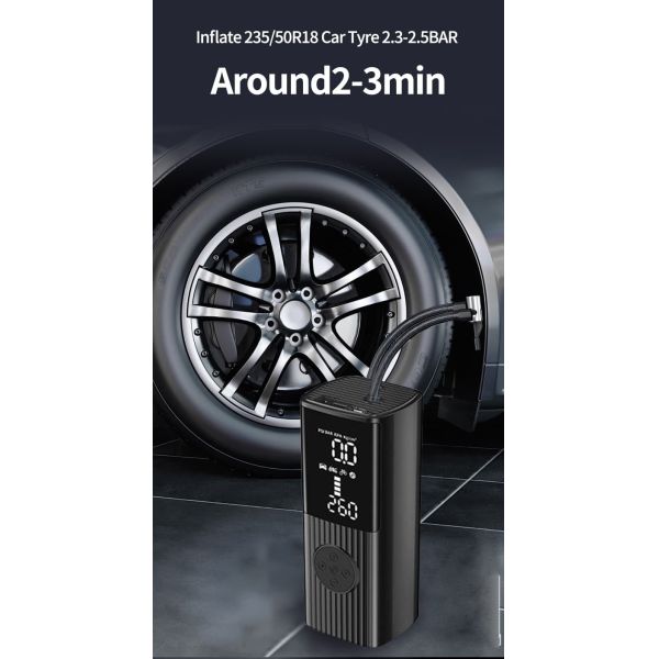High Performance Smart Tire Inflator 12V Car Tyre Pump
