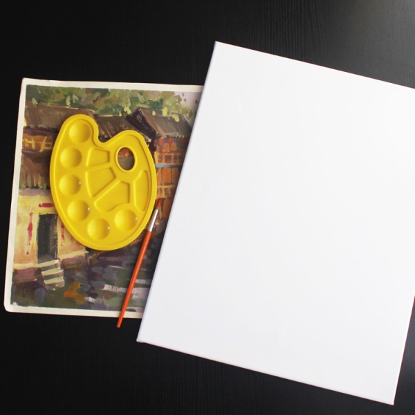 high quality cheap custom logo blank art painting canvas