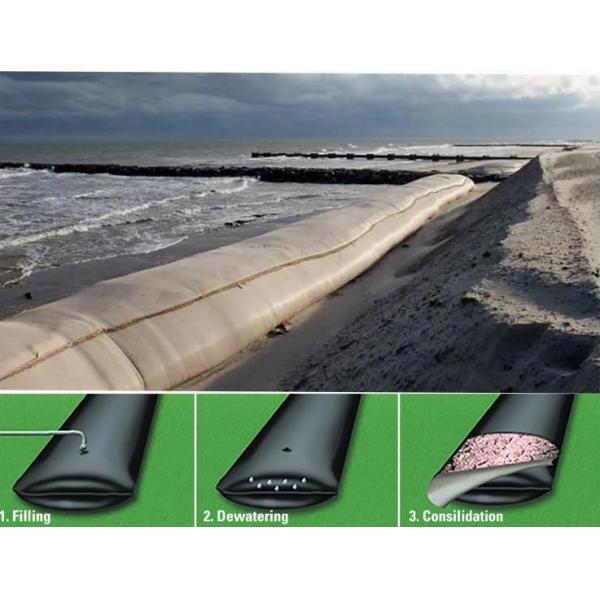 540g Geotube сплетенное Pp кладет фильтр в мешки Geotextile для Dewatering шуги отработанной воды