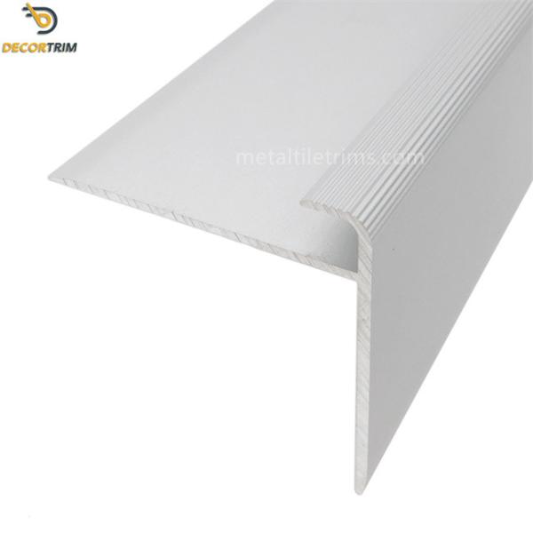 Metal Outside Corner Stair Nosing Tile Trim Nose Aluminium Modern Design Edge
