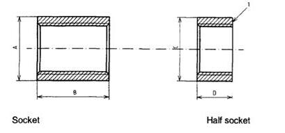 Industrial Carbon Steel Coupling DIN2986 High Strength Long Working Life