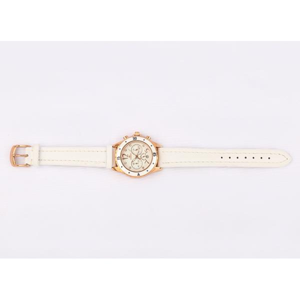 White Luxury Multi Function Watch , Ladies Wrist Watches 5ATM