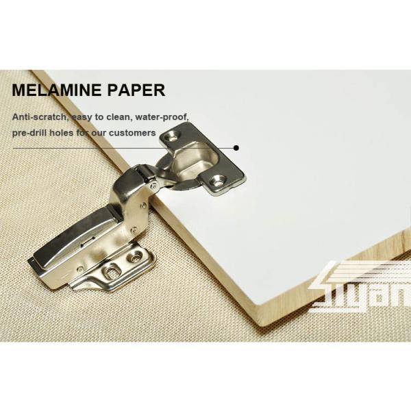 PVC Shutter Style Cabinet Doors MDF Laminated Kitchen Wall Cupboard Doors