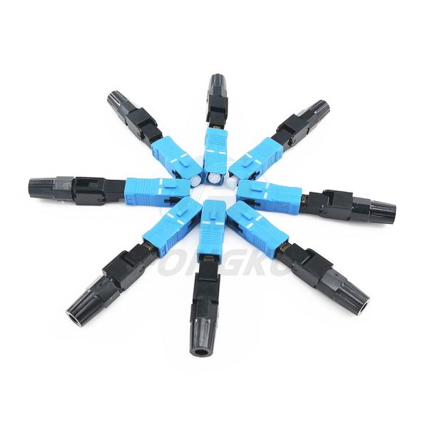 55mm UPC Fast Optical SM Fiber Connector SX Core SC/UPC
