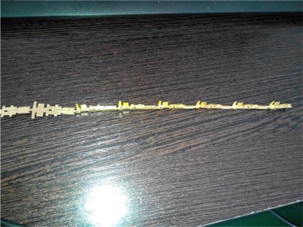 Progressive Automotive Stamping Dies Low Tungsten Steel YG15 Brass Leadframe Production