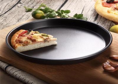 12 pizza preta da polegada 305x297x25mmmm que faz a bandeja