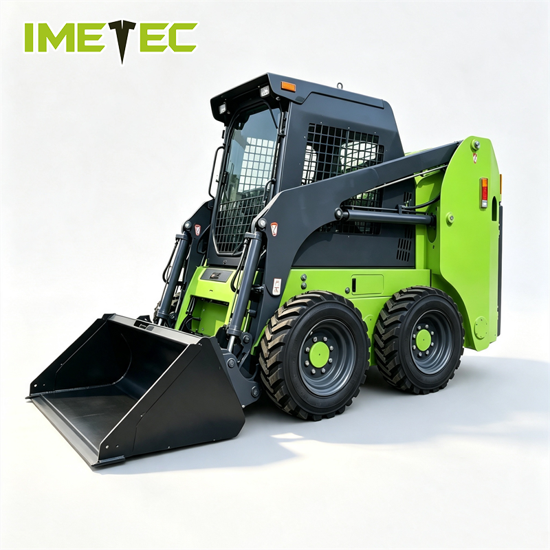 Multifunctional Skid Steer Loader Flexible Steering For Farming Construction 850kg