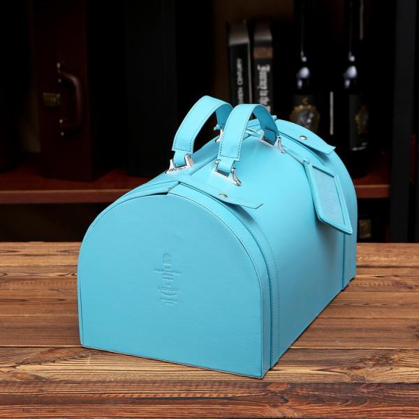 Подарочная коробка Eco магнитных ювелирных изделий дружелюбная упаковывая Pu для того чтобы покрыть кожей пылезащитное