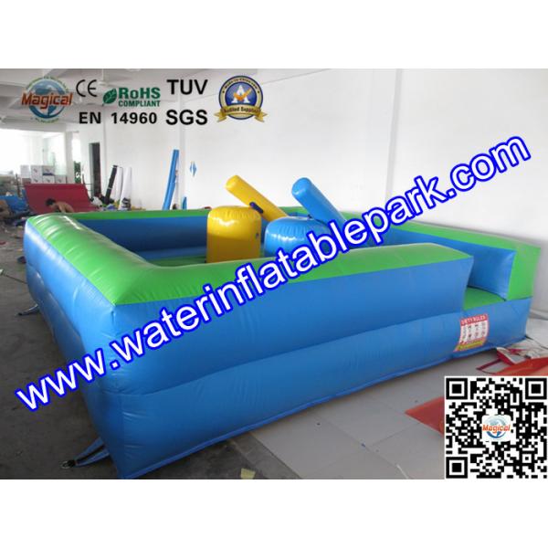 5x5M Gladiator Jousting Inflatable Sport Games , Square Jousting Arena