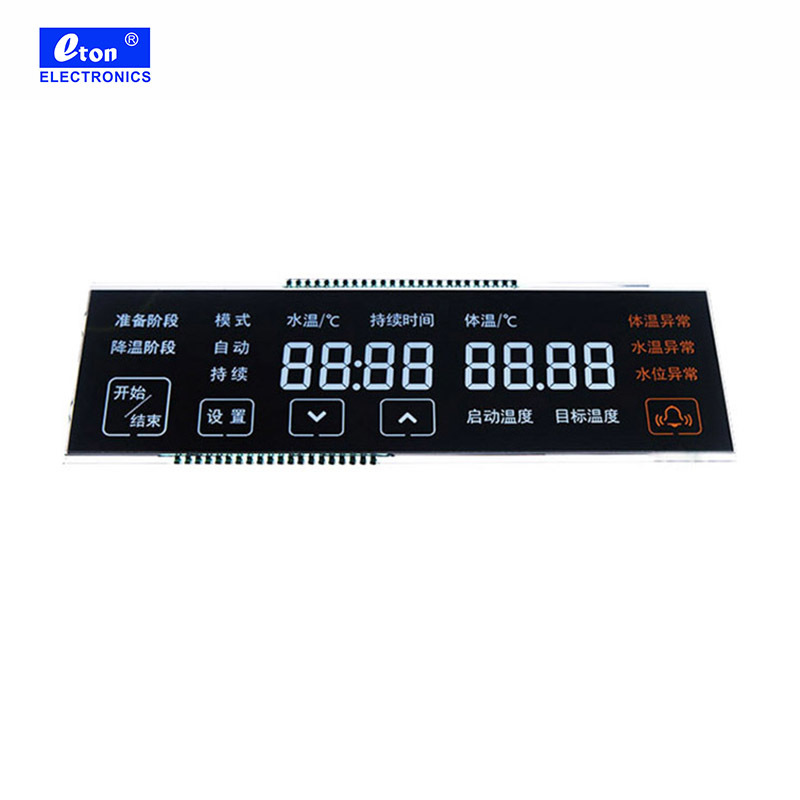 High Quality Customized Negative Display Temperature Lcd Display VA Segment Display