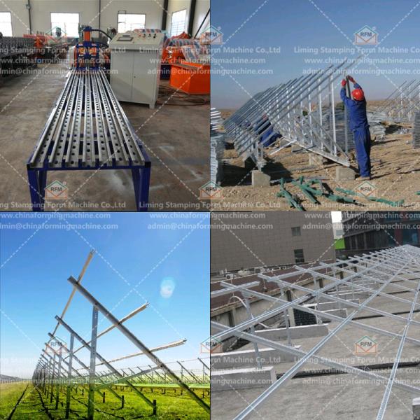 2.5mm Solar Photovoltaic Manufacturing 15m/Min Custom Roll Forming Machine