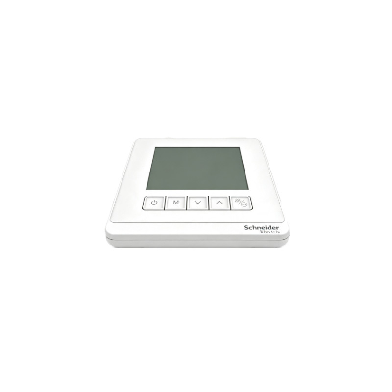 TC903-3A4LA Schneider Fan Coil Thermostat 4-Pipe Standalone White LCD Professional 3-Speed Fan Control