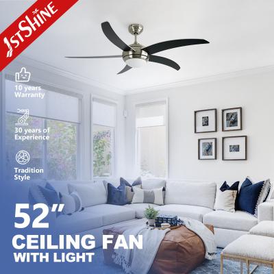 53.4w Ventilador de teto de LED moderno com 3 velocidades com motor reversível