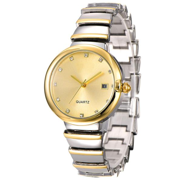 Alloy Wrist  Watch,Diamonds dial  Ladies  wrist watch with Metal band ,Ladies Fashion watch