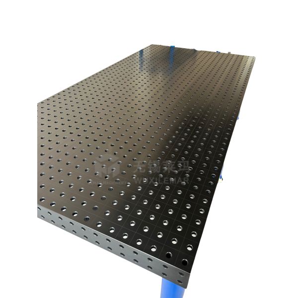Load 10000kg Welding Fixture Table Steel Frame Welding Fab Table Adjustable Clamps