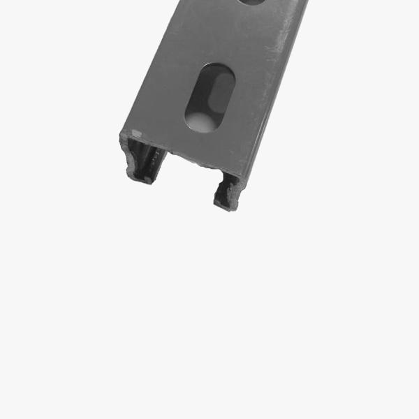 Canal de suporte de metal perfurado HDG Canal de suporte de aço ranhurado Unistrut de 41 mm