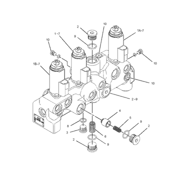 457-9878 4579878 Гидравлический электромагнитный клапан для TQ 385C 325C 308C 988K 330D