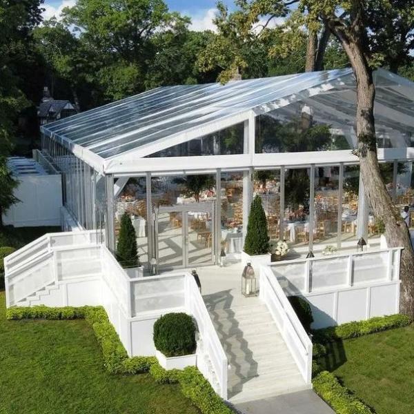30 X 40 Ft Aluminum Structural FireProof Tent With Glass Wall