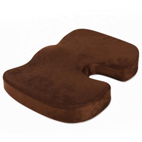 Custom Logo Memory Foam U-Shaped Seat Cushions with Low MOQ and Polyester Cushion
