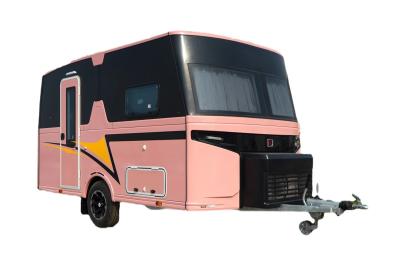 Engate giratório cor-de-rosa do reboque KNOTT da caravana do campista do rv que visita o reboque de campista 3000W