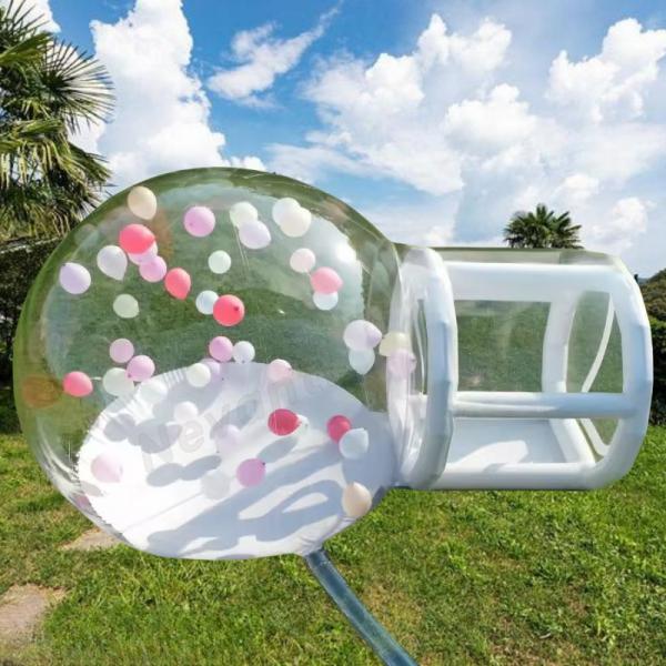 Custom Artwork Supported Outdoor Inflatable Bubble House for Events Parties and Weddings