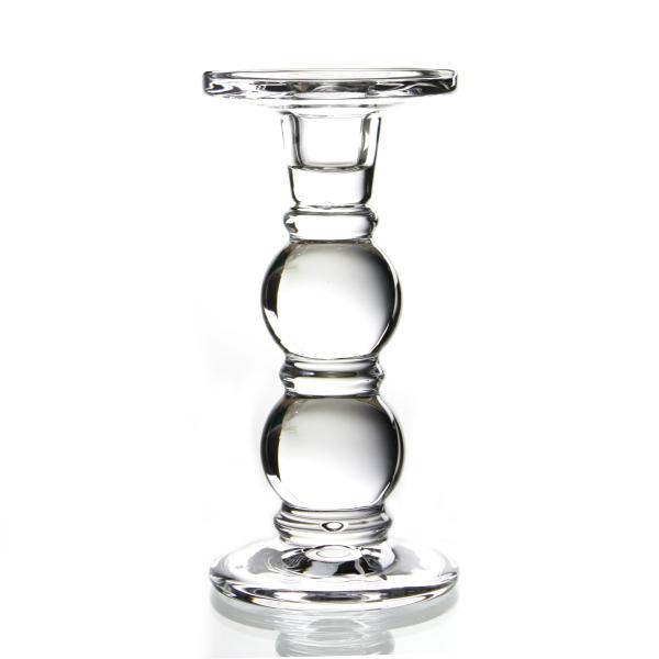 Classic Clear Glass candle holder for party wedding celebration