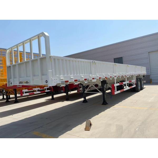 3 Axle 40FT Container Side Wall Semi Trailer and with Cross Arm Type Suspension System