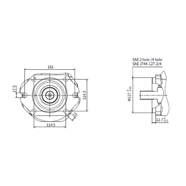 Trailer Hydraulic Power Control Unit With Cut-Off / Load Sense Control Electro-Proportional Torque