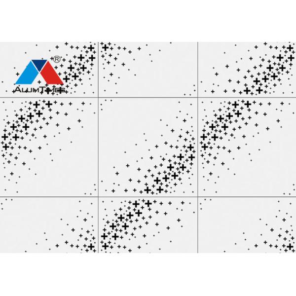 Anti Corrosion Aluminium Perforated Ceiling Tiles For Shopping Center