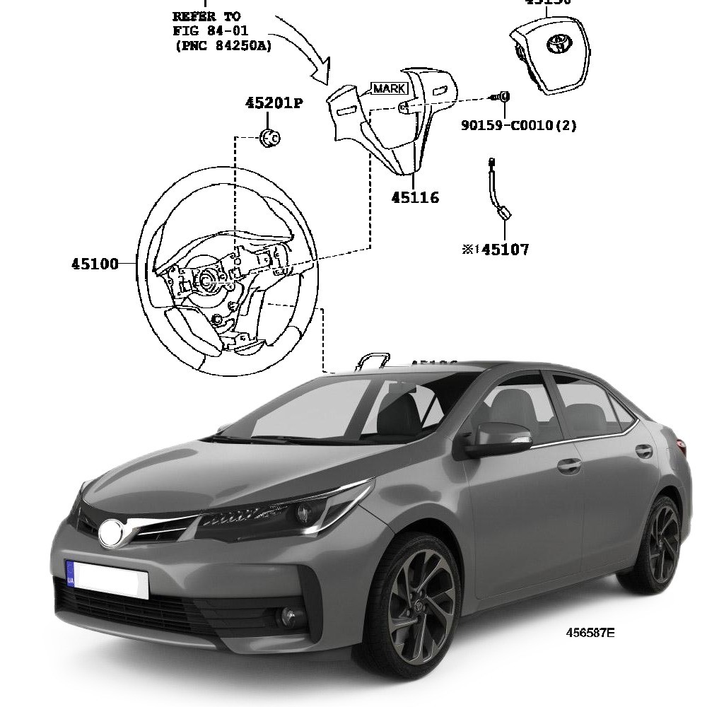 For- Corolla OEM NO 4513002850C0 Online Manufacturing of Car Aftermarket Accessories