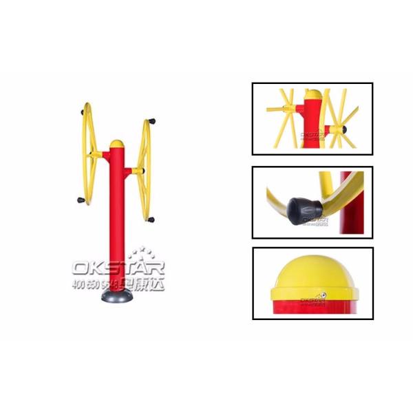 China high quality Outdoor Fitness Equipments with TUV certificates EN16630-outdoor turning wheel