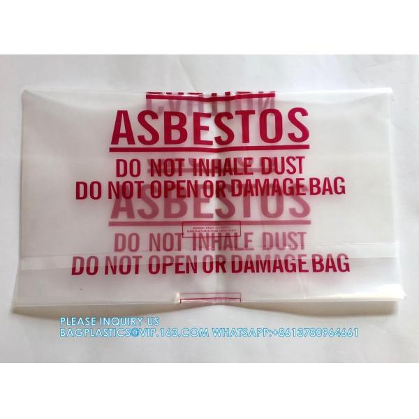 Asbestos Bag For Protection Burial Asbestos Disposal Bags Asbestos Disposal Bags  Industry Standard, Clear