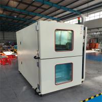 Chambre d'essai de choc thermique à deux zones Température des conditions climatiques simulées 80L