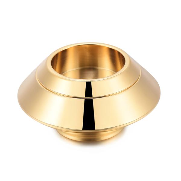 Picture High Polished Candlestick Urn for Human/Pet Ashes Cremation Jewelry Keepsake
