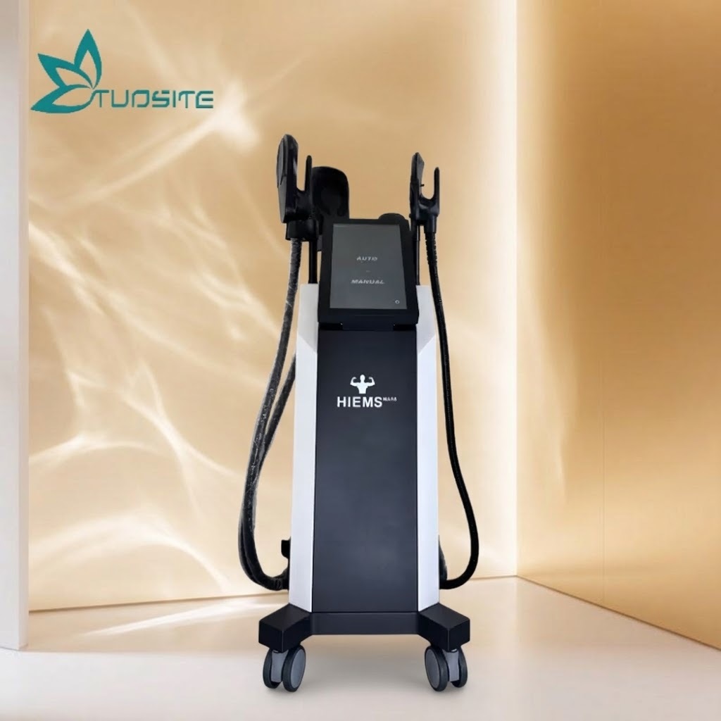 Fat Loss EMS Sculpting Machine Vertical 4 Handle RF Body Contouring