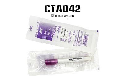 Ponta regular cirúrgica médica descartável 1.0MM da pena de marcador da tatuagem do tipo de M+