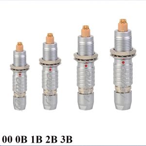 IP50 Chrome Plated Push Pull Connector FGG.0B.302.CLAD52 For Camera