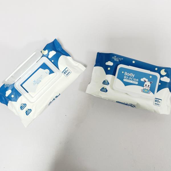 органический младенец обтирает случай Biodegradable бамбуковый младенец влажный обтирает воду обтирает