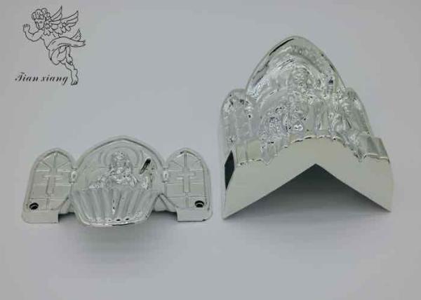 Gold Plastic Casket Accessories American Style Funeral Coffin Fittings