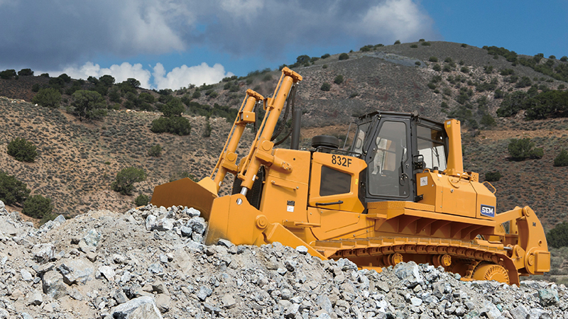 SEM816D 822D 832F Hydraulic Crawler Bulldozer Large Dozers