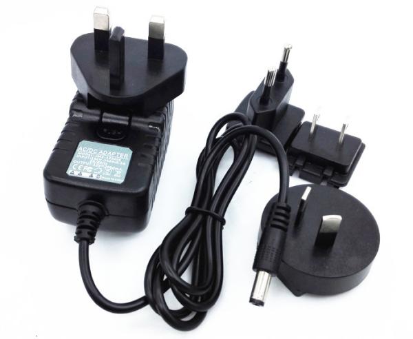 Adaptor 5W 12W 18W  24W 36W  interchangeable plug  wall amount  power adapter  CE FCC ROHS UL GS SAA