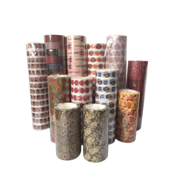 стикеры журнала 15mm маскируя ленту Washi с логотипом для поставок оформления & ремесла DIY