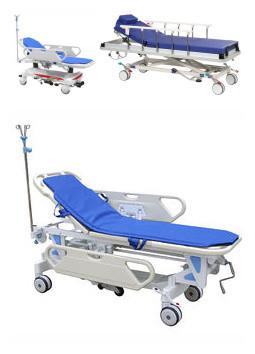 Adjustable Patient Transfer Trolley , Emergency Stretcher Trolley Or Hospital Use