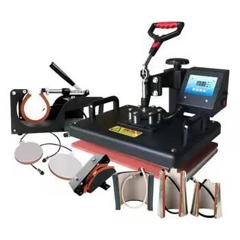 Machines de presse à chaleur combinées multifonctionnelles pour l'impression de produits par sublimation