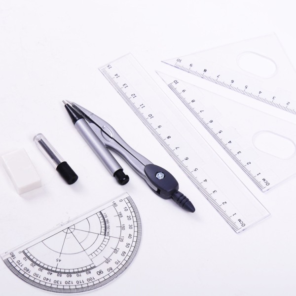 Back to School for Student Plastic Math Geometric Set