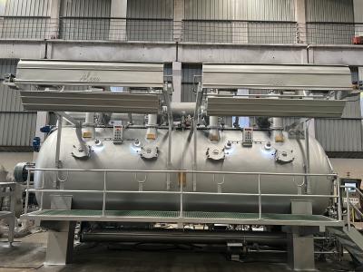 Machine de teinture multiflux à air et liquide haute température et haute pression