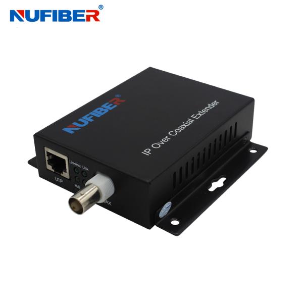 2KM 10 / 100M Ethernet Over Coax Extender IP Over BNC EOC Via 75ohm Coaxial Cable